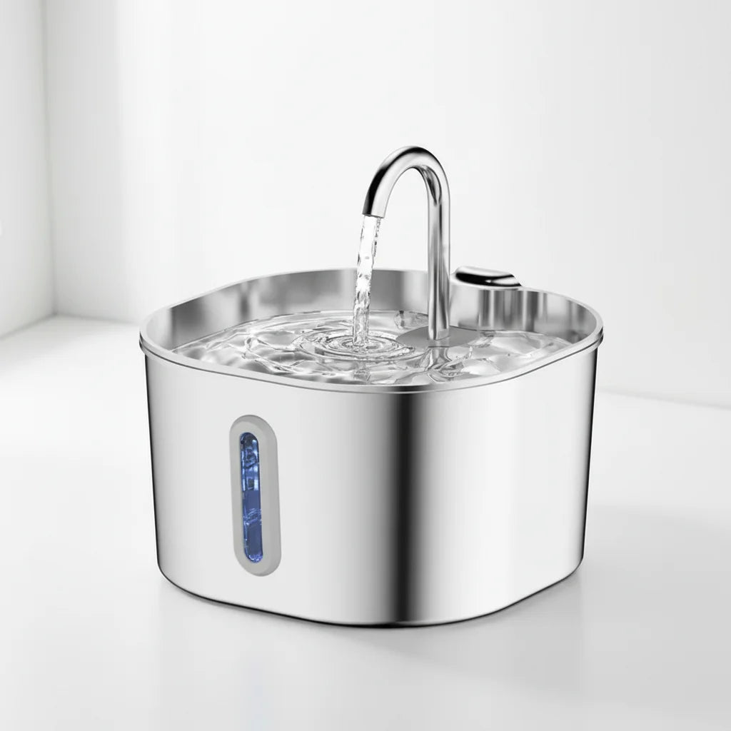 Stainless Steel Automatic Pet Water Fountain